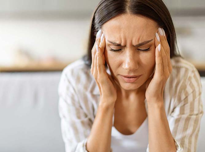 Many types of headaches respond to osteopathy treatment