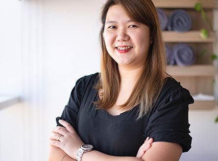 Rachell Ann Canlas, Receptionist at Back on the Move